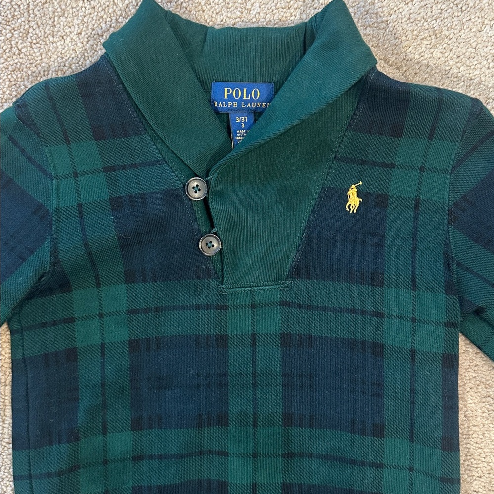 Polo by Ralph Lauren Dark Green Plaid Jacket - Picture 2 of 8